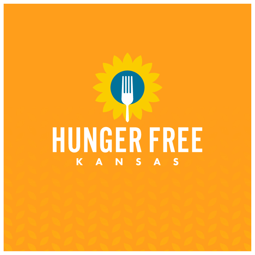 Logo featuring a sunflower with a fork as its stem